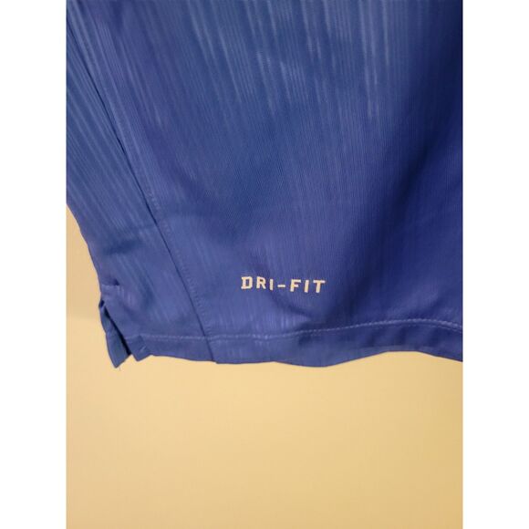 Nike Mens Dri-Fit Short Sleeve Polo Shirt Golf Royal Blue XXL - Picture 6 of 6